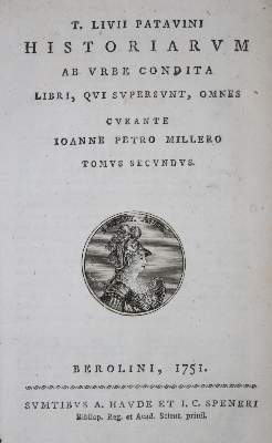 Bild Nr.1: 135-1403 Livius,T.: (Literatur und illustrierte Bücher bis 19.Jahrhundert)