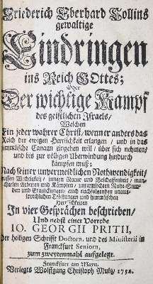 Bild Nr.1: 135-142 Collin,F.E.: (Alte Drucke, Handschriften und Theologie)