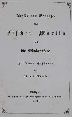 Bild Nr.1: 135-1437 Mörike,E.: (Literatur und illustrierte Bücher bis 19.Jahrhundert)