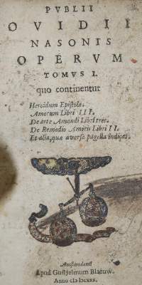 Bild Nr.1: 135-1446 Ovidius,N.P.: (Literatur und illustrierte Bücher bis 19.Jahrhundert)