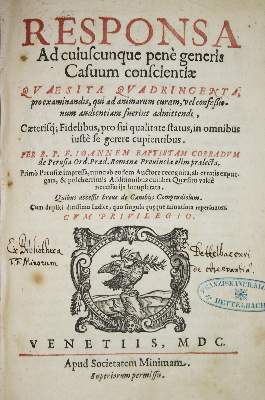Bild Nr.1: 135-147 Corradi,G.B.: (Alte Drucke, Handschriften und Theologie)