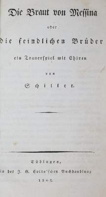 Bild Nr.1: 135-1470 Schiller,(F.)v.: (Literatur und illustrierte Bücher bis 19.Jahrhundert)