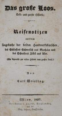 Bild Nr.1: 135-1504 Weisflog,C.: (Literatur und illustrierte Bücher bis 19.Jahrhundert)