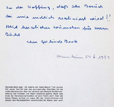 Bild Nr.8: 135-1520 Beck, Gerlinde.: (Literatur und illustrierte Bücher 20.Jahrhundert - Alte Literatur in modernen Ausgaben)