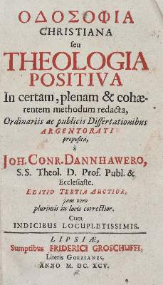 Bild Nr.1: 135-154 Dannhauer,J.C.: (Alte Drucke, Handschriften und Theologie)