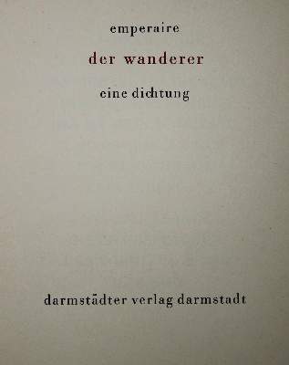 Bild Nr.1: 135-1552 Emperaire (d.i. W.Kern).: (Literatur und illustrierte Bücher 20.Jahrhundert - Alte Literatur in modernen Ausgaben)
