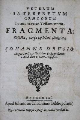 Bild Nr.1: 135-164 Drusius,J.: (Alte Drucke, Handschriften und Theologie)