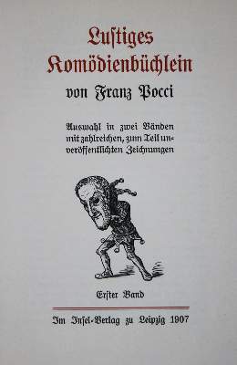 Bild Nr.1: 135-1642 Pocci,F.: (Literatur und illustrierte Bücher 20.Jahrhundert - Alte Literatur in modernen Ausgaben)