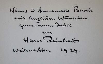 Bild Nr.2: 135-1647 Reinhart,H.: (Literatur und illustrierte Bücher 20.Jahrhundert - Alte Literatur in modernen Ausgaben)