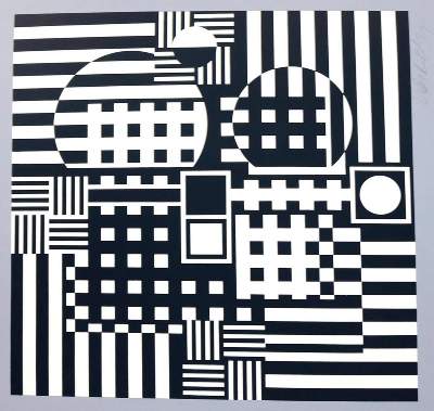 Bild Nr.13: 135-1675 Descartes,R.: (Vasarely)