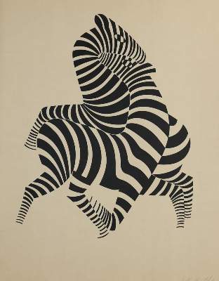 Bild Nr.4: 135-1675 Descartes,R.: (Vasarely)