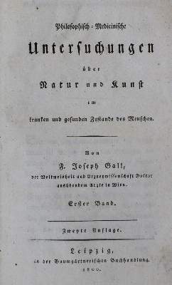 Bild Nr.1: 135-1722 Gall,F.J.: (Medizin)