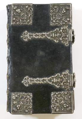 Bild Nr.1: 135-173 Schwarzer Ledereinband: (Einband)