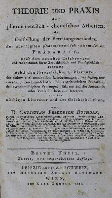 Bild Nr.1: 135-1739 Bucholz,C.F.: (Medizin, Pharmazie)