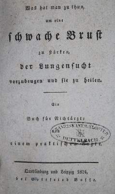 Bild Nr.1: 135-1746 (Westphal,C.).: (Medizin, Tuberkulose)