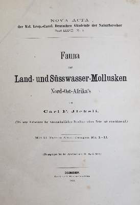 Bild Nr.1: 135-1761 Jickeli,C.F.: (Zoologie, Muscheln)