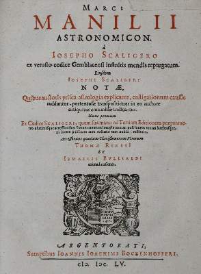 Bild Nr.2: 135-1783 Manilius,M.: (Verschiedene Gebiete - Varia, Astronomie)
