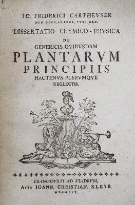 Bild Nr.1: 135-1791 Cartheuser,J.F.: (Verschiedene Gebiete - Varia)