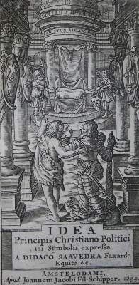 Bild Nr.1: 135-183 Saavedra Fajardo,D.d.: (Emblemata)