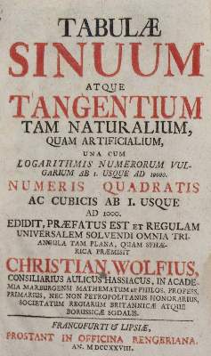 Bild Nr.1: 135-1831 Wolf(f),C.: (Verschiedene Gebiete - Varia, Mathematik)