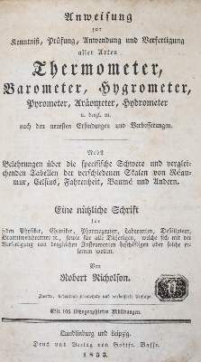 Bild Nr.1: 135-1836 Nicholson,R.: (Verschiedene Gebiete - Varia, Meteorologie)