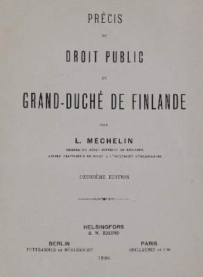 Bild Nr.1: 135-1929 Mechelin,L.: (Arktis-Antarktis-Nordländer, Finnland)