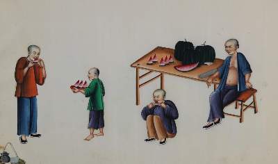 Bild Nr.3: 135-1954 Reispapieralbum.: (Asien, China)
