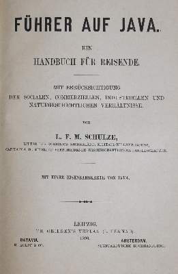 Bild Nr.1: 135-1965 Schulze,L.F.M.: (Asien, Indonesien)