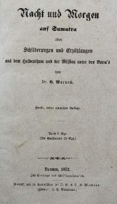 Bild Nr.1: 135-1989 Warneck,G.: (Asien, Sumatra)