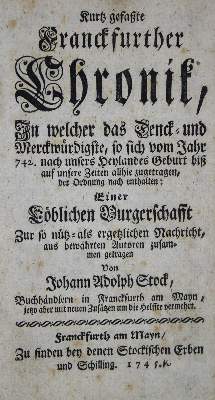 Bild Nr.1: 135-2058 Stock,J.A.: (Deutschland, Frankfurt/Main)