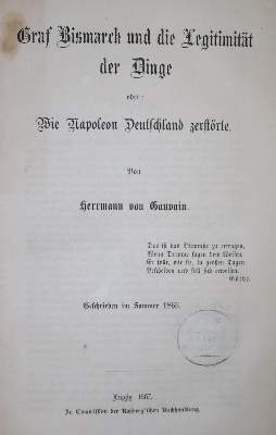 Bild Nr.1: 135-2063 Gauvain,H.v.: (Deutschland)