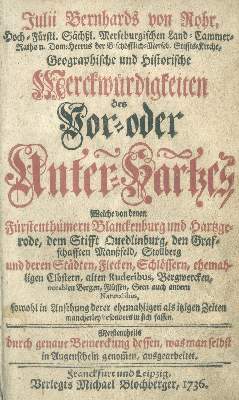 Bild Nr.1: 135-2072 Rohr,J.B.v.: (Deutschland, Harz)