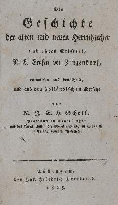 Bild Nr.1: 135-2073 Scholl,J.E.H.: (Deutschland, Herrnhuter)