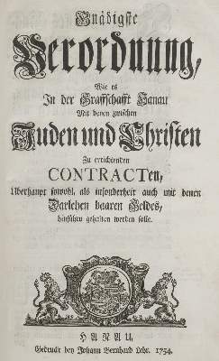 Bild Nr.2: 135-2075 Hessen Hanauische Landes Ordnungen,: (Deutschland, Hessen-Hanau)