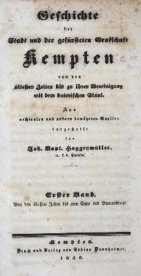 Bild Nr.1: 135-2081 Hagenmüller,J.B.: (Deutschland, Kempten)