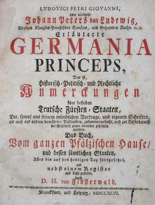 Bild Nr.1: 135-2097 Ludewig,J.P.v.: (Deutschland, Pfalz)