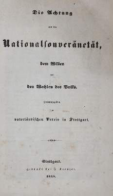 Bild Nr.1: 135-2102 Achtung, Die,: (Deutschland, Revolution 1848/49 - Vormärz - Politik)