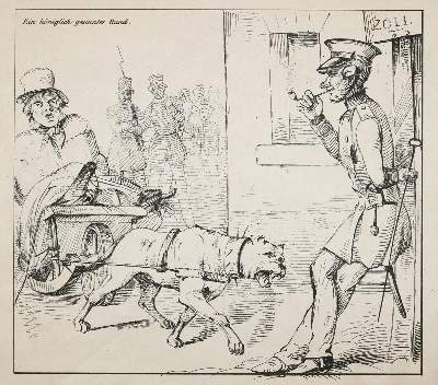 Bild Nr.3: 135-2105 Sammlung: (Deutschland, Revolution 1848/49 - Vormärz - Politik, Karikatur)