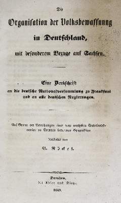 Bild Nr.1: 135-2106 Röckel,A.: (Deutschland, Revolution 1848/49 - Vormärz - Politik)