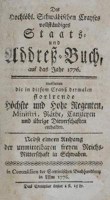 Bild Nr.1: 135-2121 Schwäbischer Kreis.: (Deutschland, Schwaben)