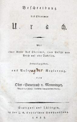 Bild Nr.2: 135-2136 Memminger,(J.D.G.).: (Deutschland, Urach)