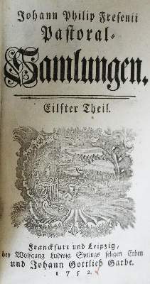 Bild Nr.1: 135-214 Fresenius,J.P.: (Alte Drucke, Handschriften und Theologie)