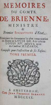 Bild Nr.1: 135-2142 Brienne,(H.A.de Lomenie).: (Frankreich)