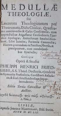 Bild Nr.1: 135-218 Friedlieb,P.H.: (Alte Drucke, Handschriften und Theologie)