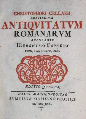 Bild Nr.1: 135-2182 Cellarius,C.: (Italien, Rom)