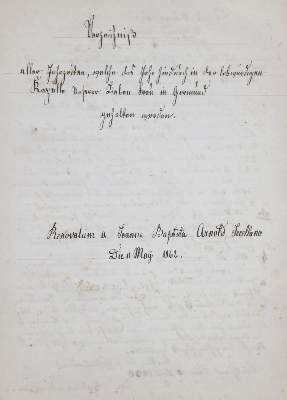 Bild Nr.1: 135-2231 Jahrzeitbuch 1862: (Schweiz, Handschriften)