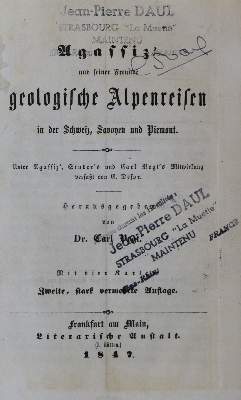 Bild Nr.2: 135-2242 Desor,E.: (Verschiedene Länder - Geschichte, Alpen und Alpinismus)
