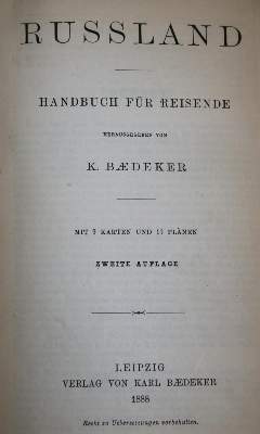Bild Nr.2: 135-2269 Russland.: (Verschiedene Länder - Geschichte, Baedeker)