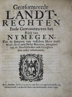 Bild Nr.1: 135-2276 Landt-Rechten,: (Verschiedene Länder - Geschichte, Benelux, Nymegen)