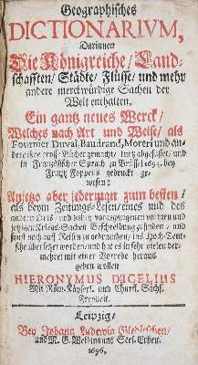 Bild Nr.1: 135-2288 Ditzel (Dicelius),H. (Übers.).: (Verschiedene Länder - Geschichte)
